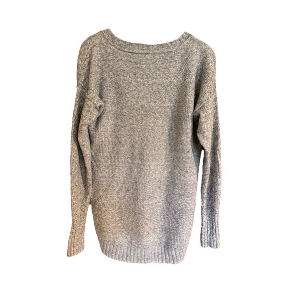 Calvin Klein Jeans Sweater, Women's Size Medium Heather Gray Pullover Round neck - Picture 2 of 3
